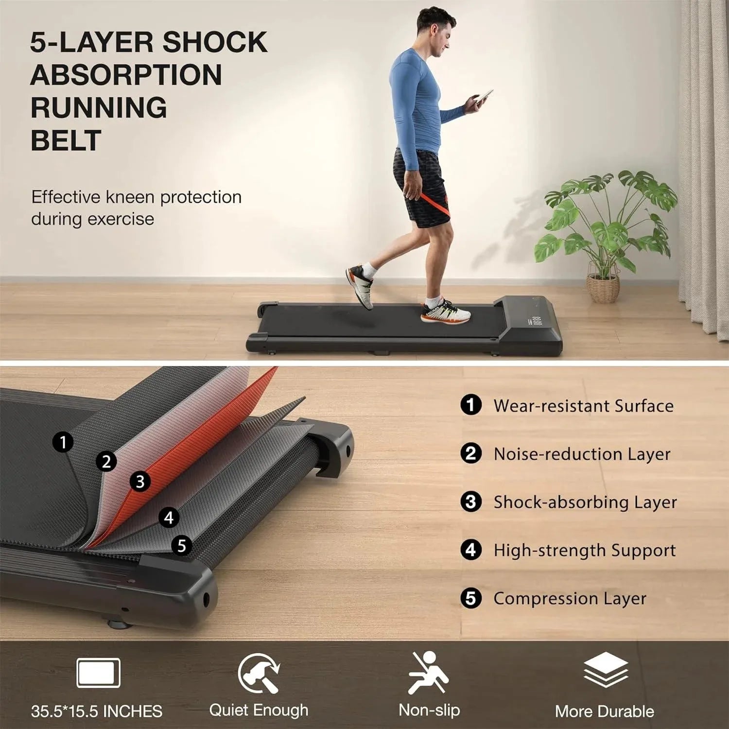 SlimWalk Pro™ Home Walking Pad